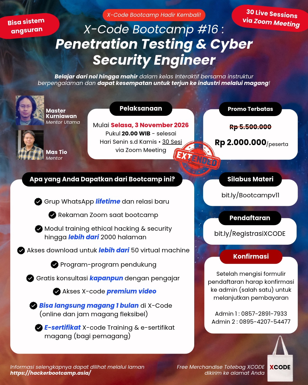 Banner Baru Hacker Bootcamp